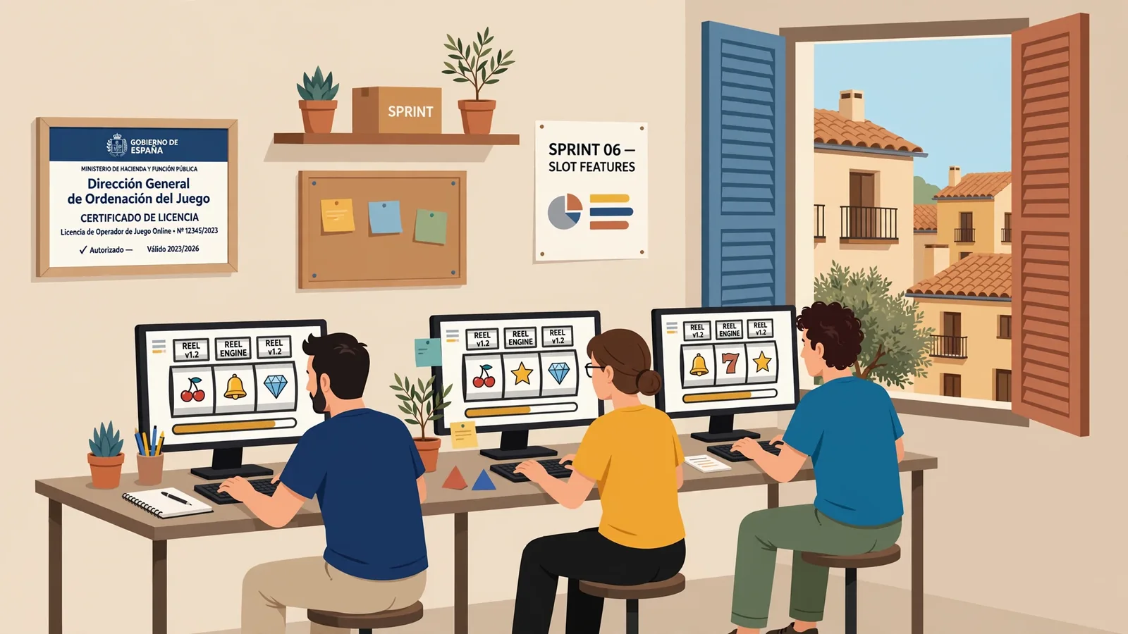 Estudio de desarrollo con certificado de la autoridad de juego